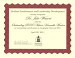 Dr Weinert award 